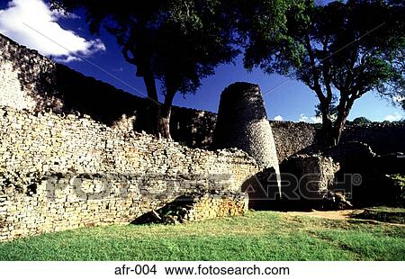 Ruined Wall and Tower of Great Zimbabwe View Large Photo Image Picture - Ruined Wall and Tower of Great Zimbabwe. Fotosearch