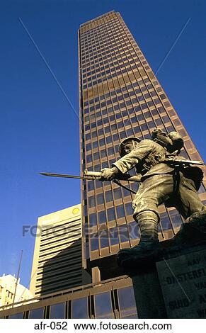 Skyscraper and Statue South Africa View Large Photo Image Stock Image - Skyscraper and Statue South Africa. Fotosearch