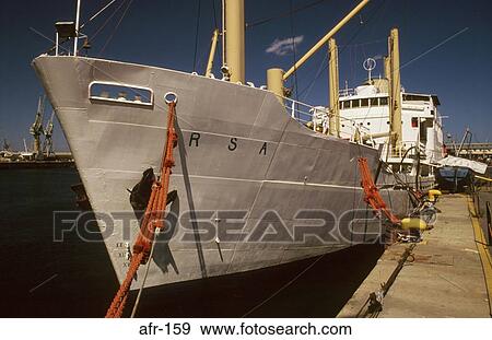 Small Freighter at Quayside Cape Town South Africa View Large Photo Image Stock Photo - Small Freighter at Quayside Cape Town South Africa. Fotosearch