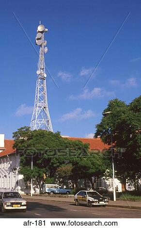 Telecommunications Tower Harare Zimbabwe View Large Photo Image Stock Image - Telecommunications Tower Harare Zimbabwe. Fotosearch