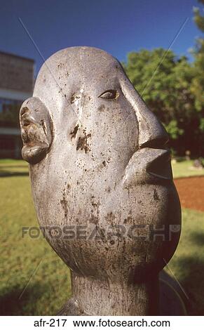 Traditional Style Head Sculpture Harare Zimbabwe View Large Photo Image Stock Photo - Traditional Style Head Sculpture Harare Zimbabwe. Fotosearch