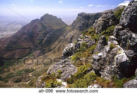 View Along Ridge Table Mountain South Africa View Large Photo Image Stock Photograph - View Along Ridge Table Mountain South Africa. Fotosearch
