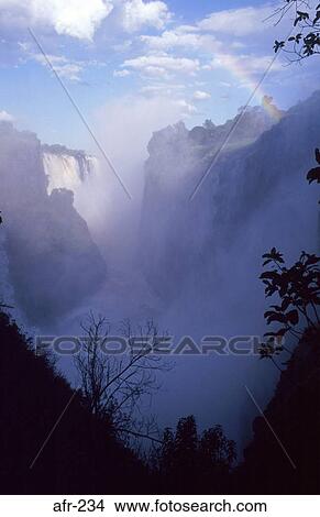 View into Victoria Falls Zimbabwe View Large Photo Image Picture - View into Victoria Falls Zimbabwe. Fotosearch