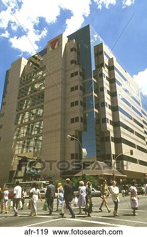 Stock Photo - Volkskas Bank Building Johannesburg South Africa. Fotosearch
