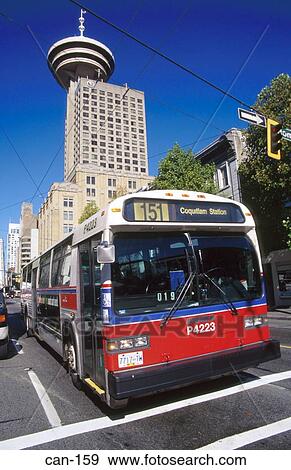 Bus Vancouver Canada View Large Photo Image Stock Photo - Bus Vancouver Canada. Fotosearch