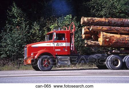 Cab of Timber Truck Canada View Large Photo Image Stock Photography - Cab of Timber Truck Canada. Fotosearch