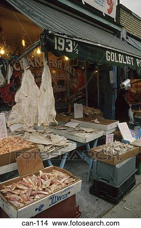Dried Fish Shop Display Toronto Canada View Large Photo Image Picture - Dried Fish Shop Display Toronto Canada. Fotosearch