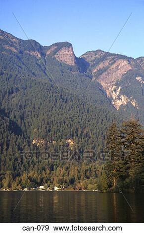 Forest Mountain and Lake Kawkawa Hope Canada View Large Photo Image Stock Photo - Forest Mountain and Lake Kawkawa Hope Canada. Fotosearch