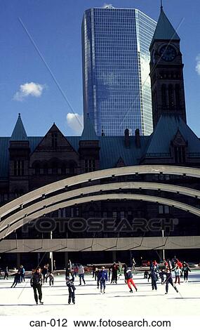 Ice-skating in Nathan Phillips Square Toronto Canada View Large Photo Image Stock Image - Ice-skating in Nathan Phillips Square Toronto Canada. Fotosearch