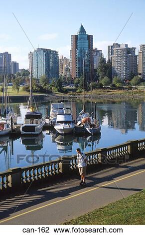 Marina and Central Vancouver Canada View Large Photo Image Stock Image - Marina and Central Vancouver Canada. Fotosearch