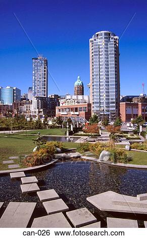 Modern Park in Central Vancouver Canada View Large Photo Image Stock Photograph - Modern Park in Central Vancouver Canada. Fotosearch