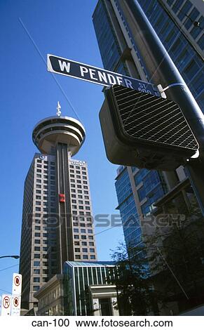 Sign on Intersection in Central Vancouver Canada View Large Photo Image Stock Image - Sign on Intersection in Central Vancouver Canada. Fotosearch