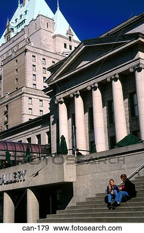 Steps Outside Art Gallery Vancouver Canada View Large Photo Image Stock Photo - Steps Outside Art Gallery Vancouver Canada. Fotosearch