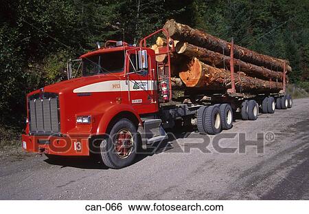 Timber Truck on Roadside Canada View Large Photo Image Stock Photograph - Timber Truck on Roadside Canada. Fotosearch
