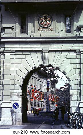 Archway & Prison Tower Spital Gasse Bern Switzerland View Large Photo Image Stock Image - Archway & Prison Tower Spital Gasse Bern Switzerland. Fotosearch