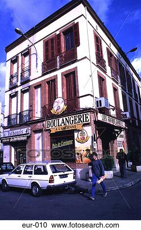 Stock Image - Bread Shop France. Fotosearch