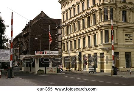 Checkpoint Charlie from West Berlin (Pre-1989) View Large Photo Image Stock Photography - Checkpoint Charlie from West Berlin (Pre-1989). Fotosearch