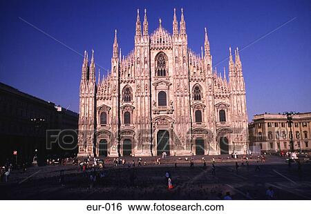 Stock Photograph - Duomo Milan Italy. Fotosearch