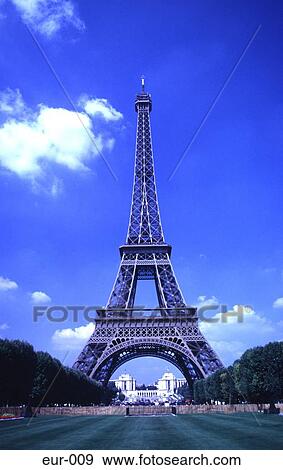 Eiffel Tower Paris France View Large Photo Image Stock Photo - Eiffel Tower Paris France. Fotosearch