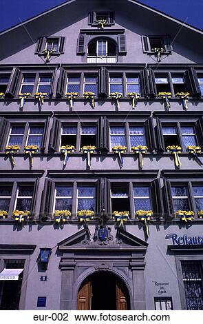 Facade of Traditional Building Zurich Switzerland View Large Photo Image Stock Image - Facade of Traditional Building Zurich Switzerland. Fotosearch