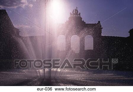 Fountain in Jubilee Park Brussels Belgium View Large Photo Image Stock Photograph - Fountain in Jubilee Park Brussels Belgium. Fotosearch