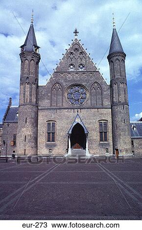Stock Image - Knights' Hall Parliament Building the Hague NL. Fotosearch