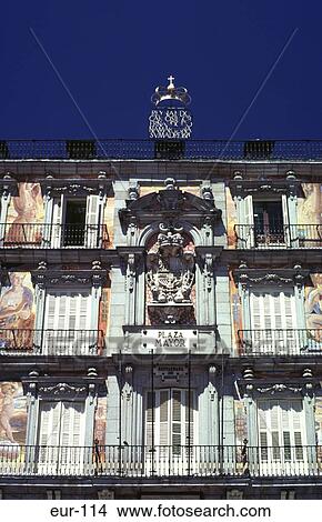 Picture - Plaza Mayor Madrid Spain. Fotosearch