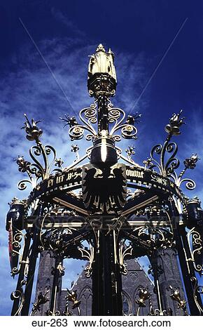 Stock Image - Railings of Parliament Buildings The Hague NL. Fotosearch