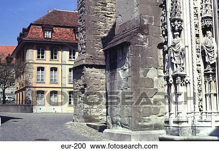 Rue Cite Devant Cathedral Lausanne Switzerland View Large Photo Image Stock Image - Rue Cite Devant Cathedral Lausanne Switzerland. Fotosearch