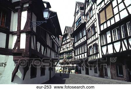 Rue De Bain-aux-planes Petite France Strasbourg View Large Photo Image Stock Image - Rue De Bain-aux-planes Petite France Strasbourg. Fotosearch