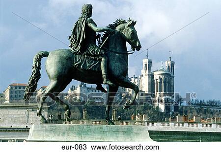 View of Statue and Lyon France View Large Photo Image Stock Image - View of Statue and Lyon France. Fotosearch