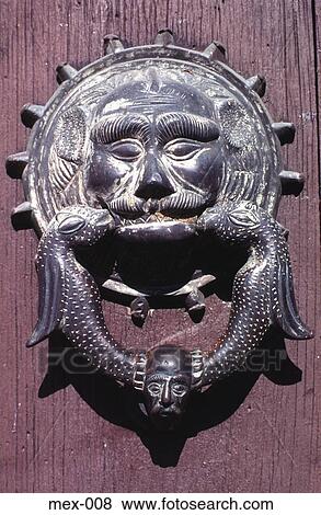 Door Knocker Mexico View Large Photo Image Stock Photo - Door Knocker Mexico. Fotosearch