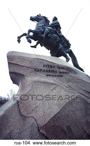 Bronze Statue of Peter the Great St Petersburg View Large Photo Image Picture - Bronze Statue of Peter the Great St Petersburg. Fotosearch