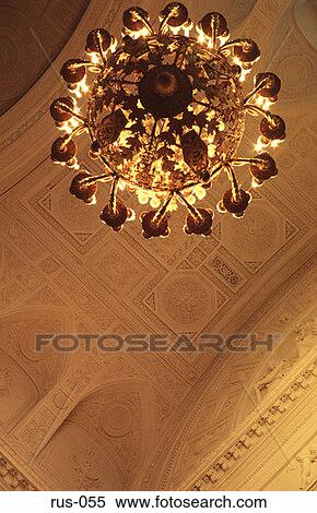 Golden Chandelier St Petersburg View Large Photo Image Stock Photography - Golden Chandelier St Petersburg. Fotosearch