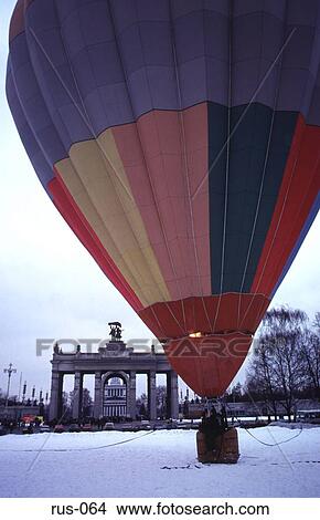 Hot Air Balloon in Square Moscow View Large Photo Image Picture - Hot Air Balloon in Square Moscow. Fotosearch