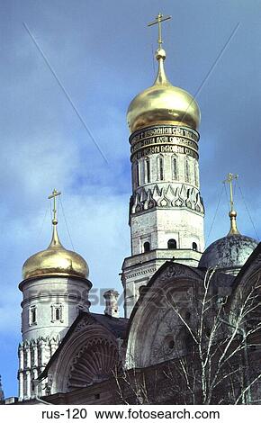 Ivan the Great's Belfry The Kremlin Moscow View Large Photo Image Stock Image - Ivan the Great's Belfry The Kremlin Moscow. Fotosearch