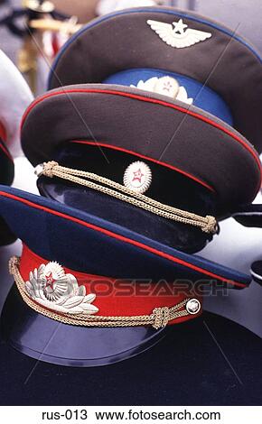 Russian Military Hats View Large Photo Image Stock Image - Russian Military Hats. Fotosearch