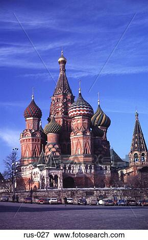 St Basil's Cathedral Moscow View Large Photo Image Stock Photo - St Basil's Cathedral Moscow. Fotosearch