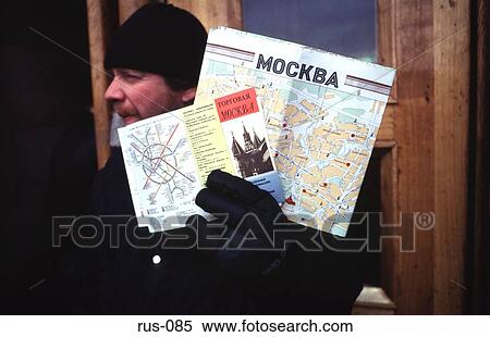 Street Trader Selling Maps Moscow View Large Photo Image Stock Photography - Street Trader Selling Maps Moscow. Fotosearch