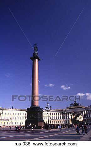 The Alexander Column St Petersburg View Large Photo Image Stock Photo - The Alexander Column St Petersburg. Fotosearch