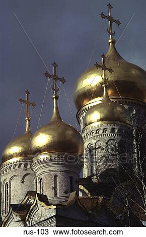View of Cathedral Golden Domes The Kremlin Moscow View Large Photo Image Stock Image - View of Cathedral Golden Domes The Kremlin Moscow. Fotosearch