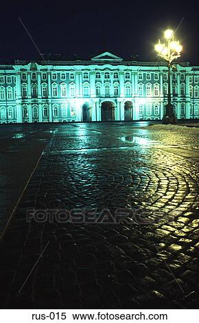 Winter Palace at Night St Petersburg View Large Photo Image Stock Photography - Winter Palace at Night St Petersburg. Fotosearch