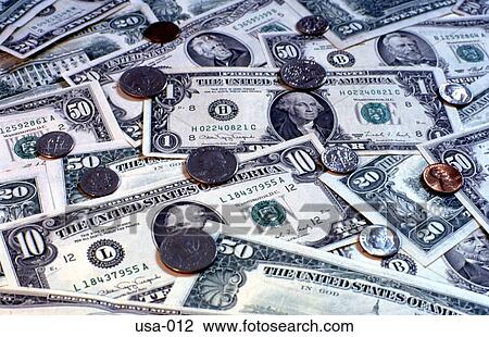 American Dollars and Coins View Large Photo Image Stock Image - American Dollars and Coins. Fotosearch