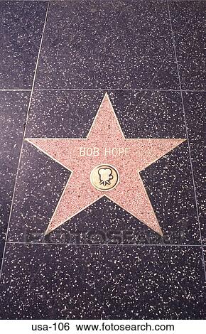 Bob Hope Pavement Star Hollywood USA View Large Photo Image Stock Photograph - Bob Hope Pavement Star Hollywood USA. Fotosearch
