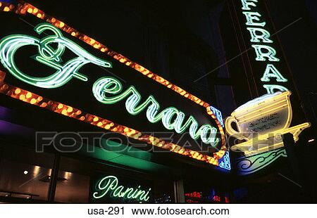 Cafe Neon Sign Manhattan New York View Large Photo Image Stock Image - Cafe Neon Sign Manhattan New York. Fotosearch
