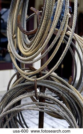 Stock Image - Coiled Rope Colorado. Fotosearch