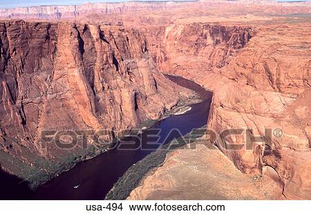 Colorado River at the Bottom of Canyon Page Arizona View Large Photo Image Picture - Colorado River at the Bottom of Canyon Page Arizona. Fotosearch