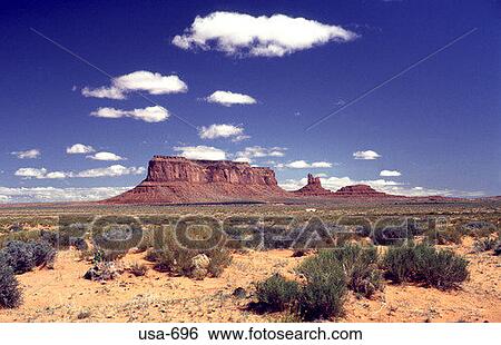 Desert With Rock Formations on Horizon Arizona View Large Photo Image Stock Photograph - Desert With Rock Formations on Horizon Arizona. Fotosearch