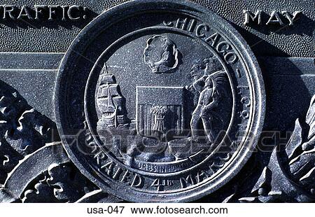 Emblem Crest Logo Chicago View Large Photo Image Stock Photo - Emblem Crest Logo Chicago. Fotosearch