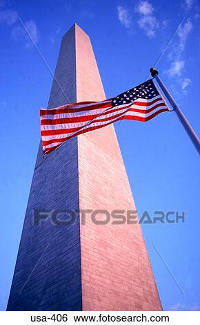 Flag at the Base of the Washington Monument View Large Photo Image Stock Photograph - Flag at the Base of the Washington Monument. Fotosearch